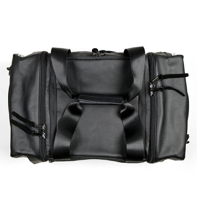 Shrine Sneaker Duffle Bag - Black Leather