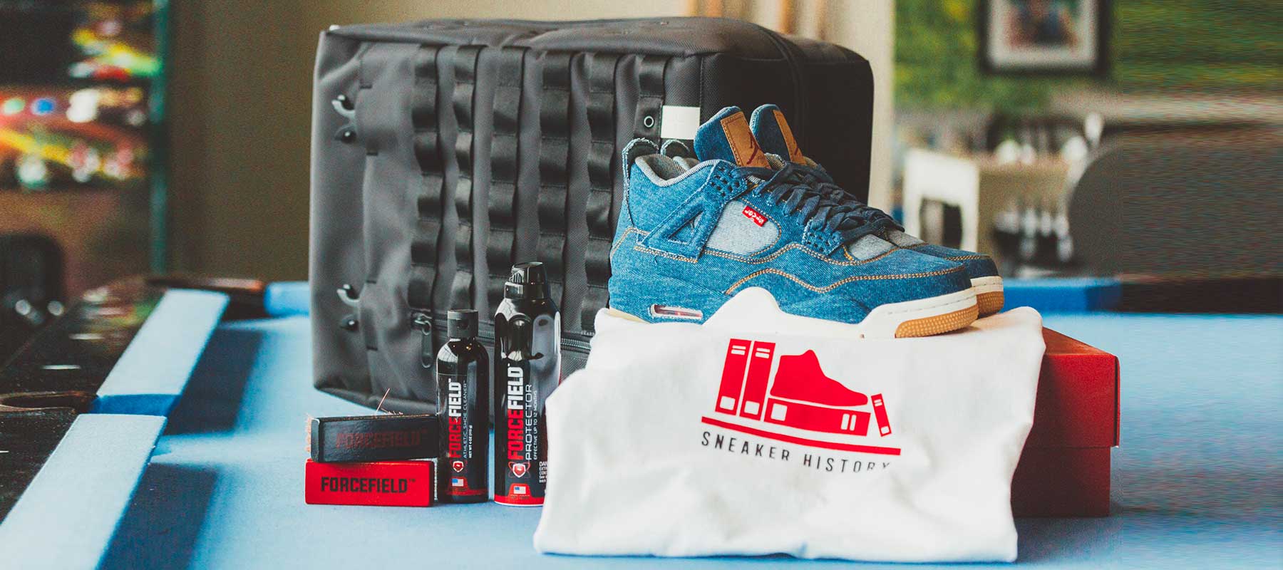 Win Levi's x Jordan 4s, a Shrine Backpack & Sneaker History T-Shirt!