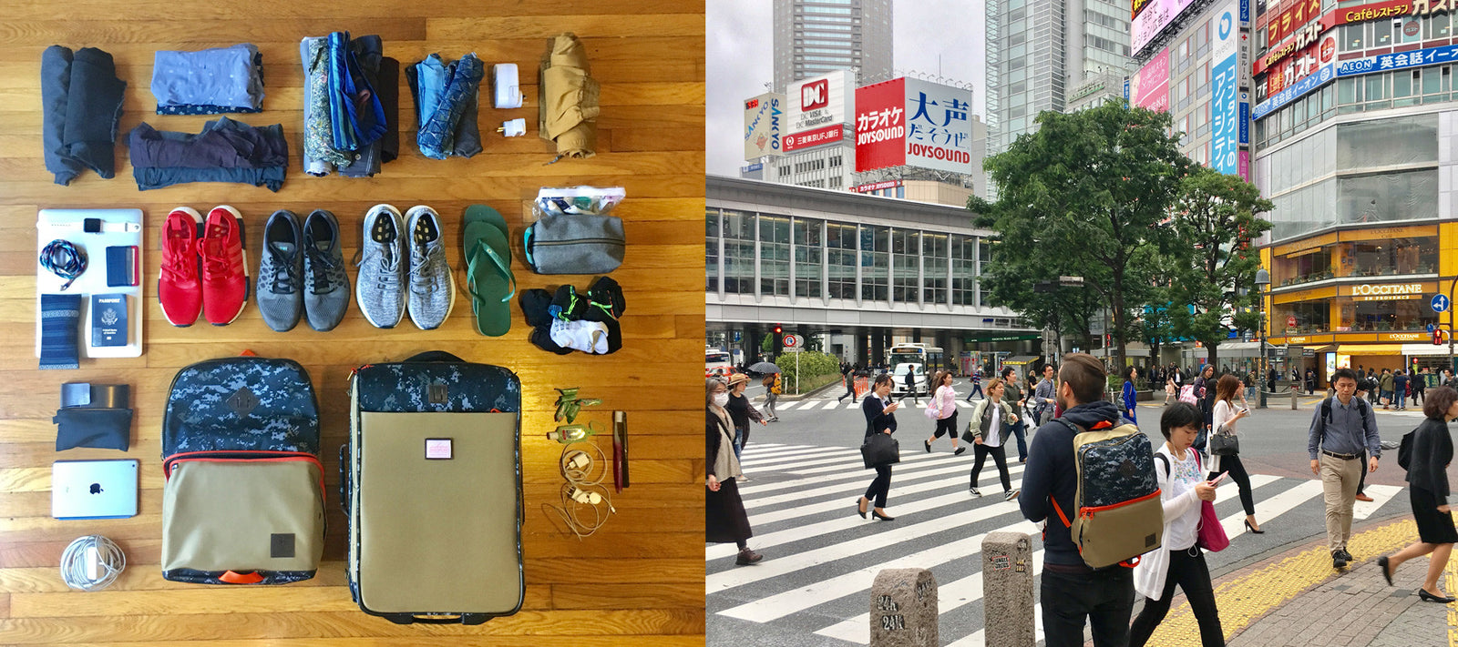 The perfect travel bag set for your international journey!