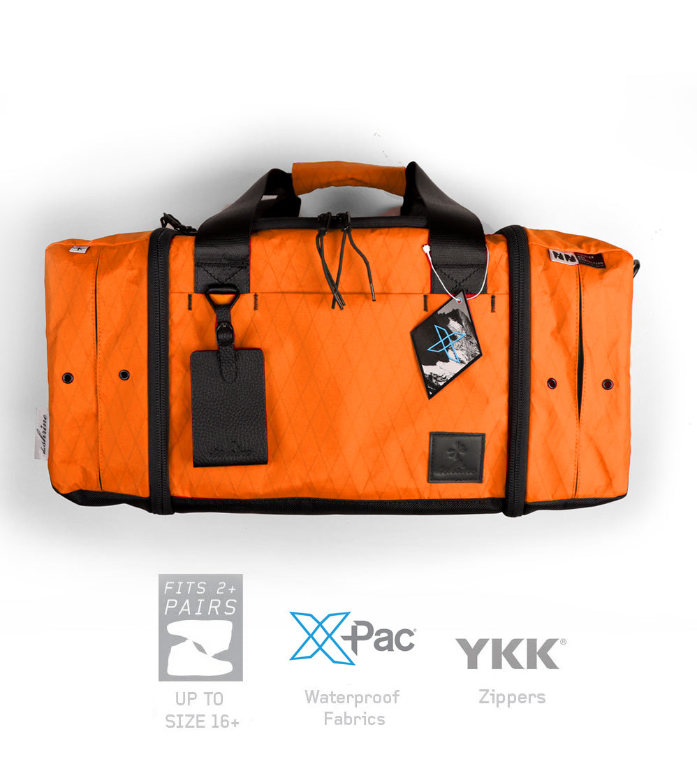 The Shrine Co Duffle Bag - X-PAC® HOT ORANGE