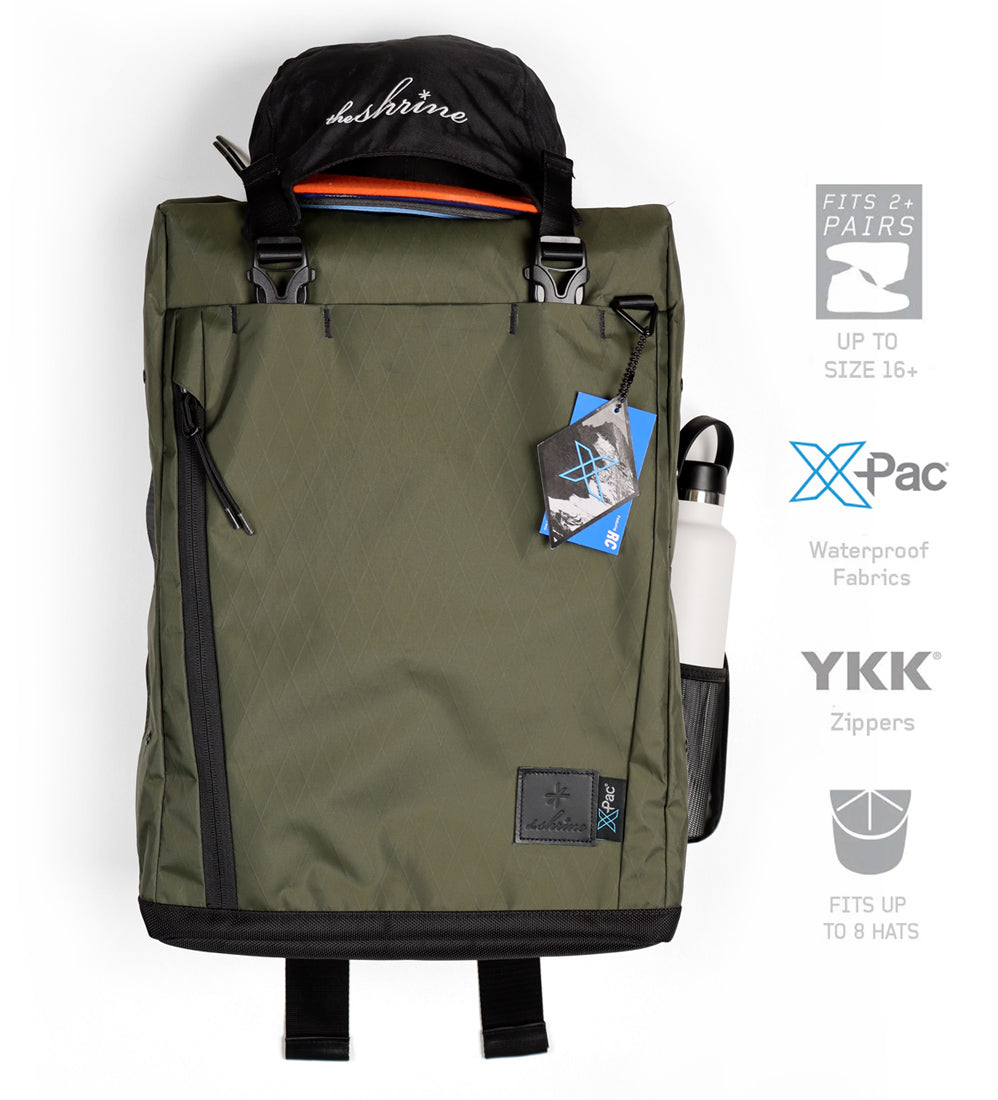 Shrine Sneaker Weekender - Xpac® Olive Green