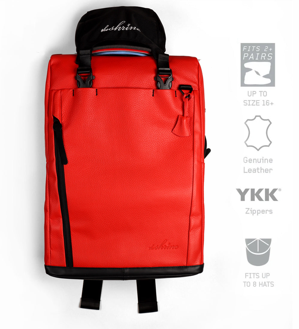 Shrine Sneaker Weekender - Red Leather