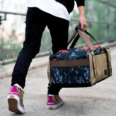 Shrine Sneaker Duffel - Navy Pixel Camo