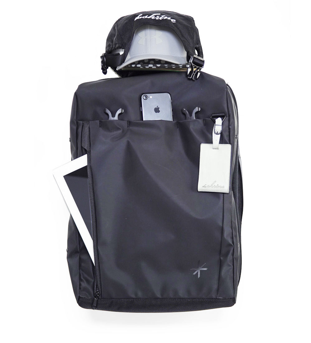 Shrine Sneaker Weekender Backpack Travel Bag Triple Black V3