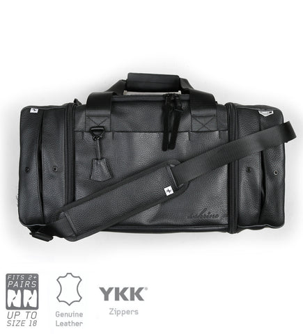 LAX Intl Travel Bag, Sleek Leather Duffel Bag