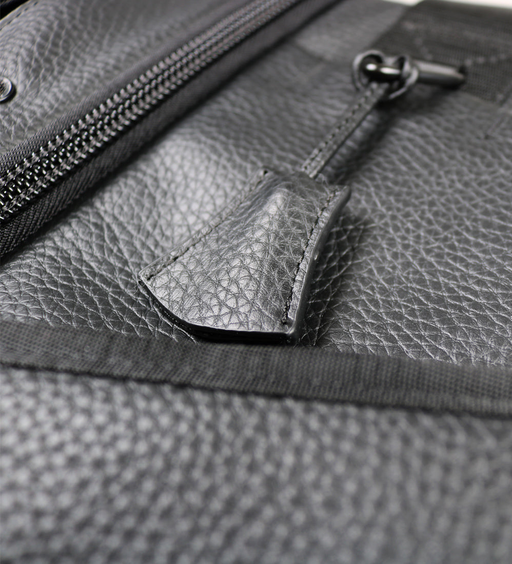 Shrine Sneaker Duffle Bag - Black Leather