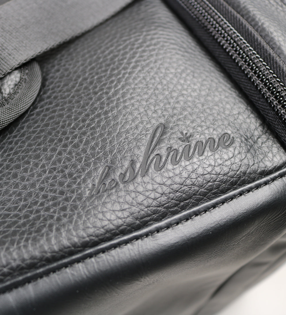 Shrine Sneaker Duffle Bag - Black Leather